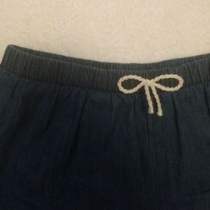 Sequin Hearts Shorts - Denim colored shorts with lace details Sequin Hearts Shorts - Denim colored shorts with lace details